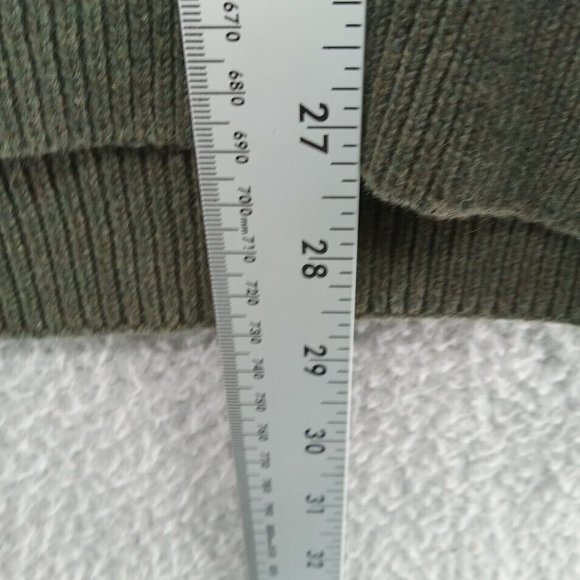 Frederik Anderson Copenhagen Sweater Mens Large Dark‎ Green Pullover Heavy Knit - Picture 5 of 8